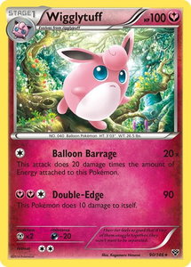 Wigglytuff (90) - XY Base Set (XY) #90/146 - Rare Pokémon Trading Card