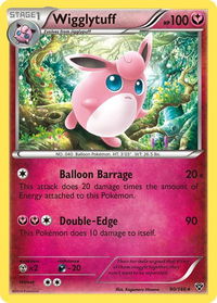 Wigglytuff (90) - XY Base Set (XY) #90/146 - Rare Pokémon Trading Card