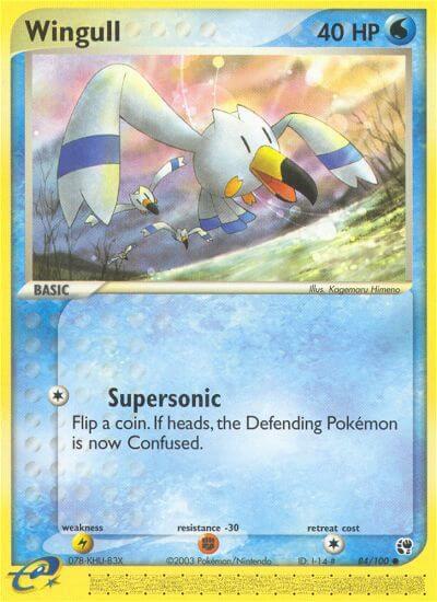 Wingull - Sandstorm Pokémon trading card
