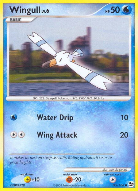 Wingull - Great Encounters Pokémon trading card