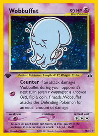 Wobbuffet (16) - Neo Discovery (N2) #16/75 - Holo Rare Pokémon Trading Card