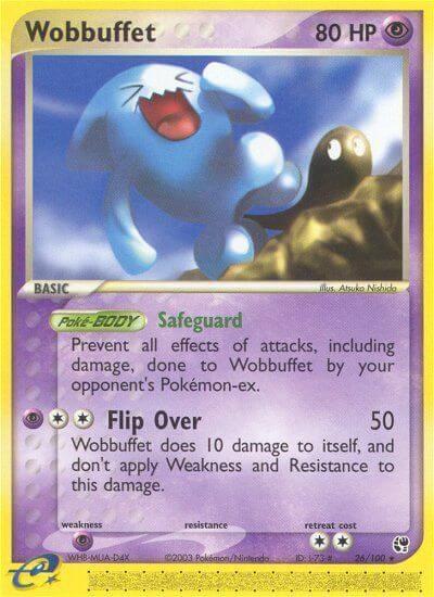 Wobbuffet - Sandstorm Pokémon trading card
