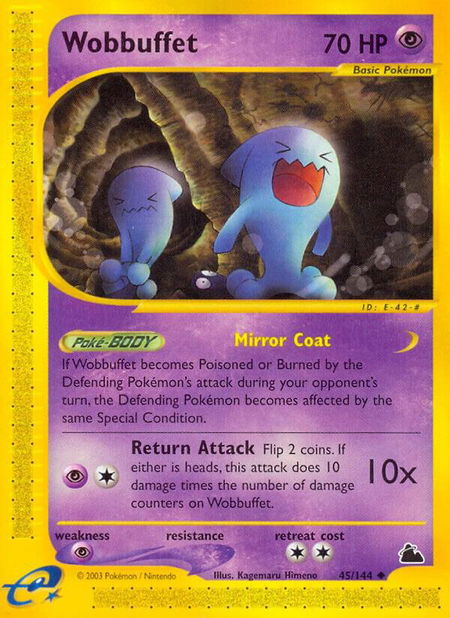 Wobbuffet - Skyridge Pokémon trading card