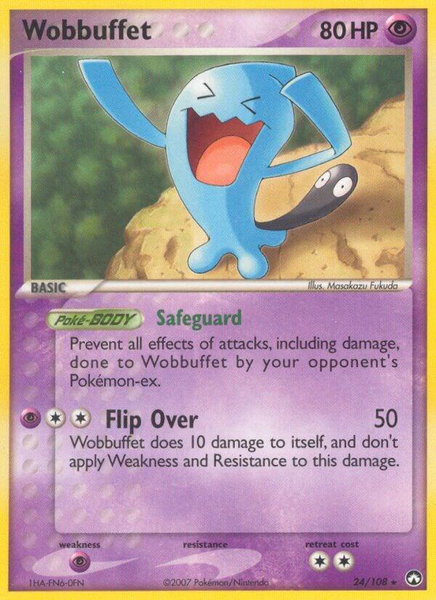 Wobbuffet - Power Keepers Pokémon trading card