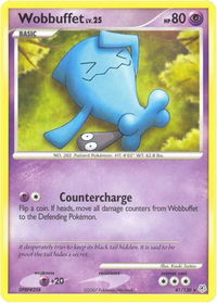 Wobbuffet - Diamond and Pearl (DP) #41/130 - Rare Pokémon Trading Card