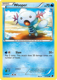 Wooper - Plasma Freeze (PLF) #21/116 - Common Pokémon Trading Card