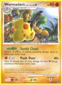 Wormadam Sandy Cloak - POP Series 7 (POP) #010/017 - Uncommon Pokémon Trading Card