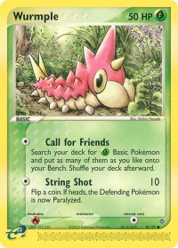 Wurmple - Dragon (DR) #81/97 - Common Pokémon Trading Card