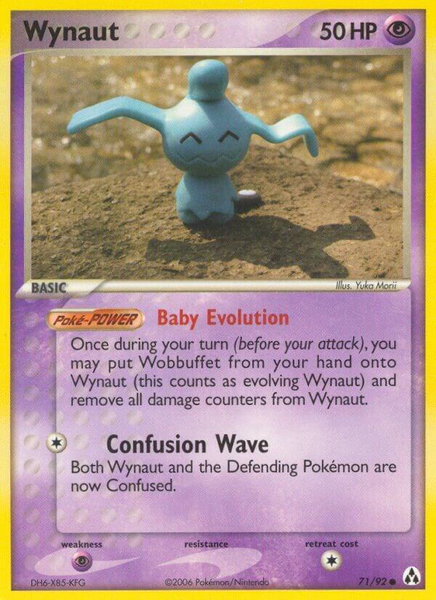 Wynaut - Legend Maker Pokémon trading card