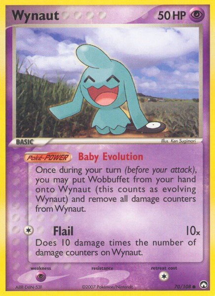 Wynaut - Power Keepers Pokémon trading card