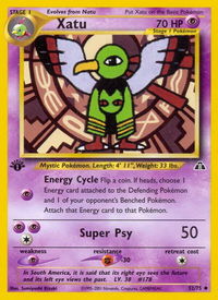 Xatu - Neo Discovery (N2) #52/75 - Uncommon Pokémon Trading Card
