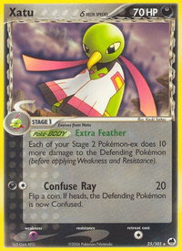 Xatu (Delta Species) - Dragon Frontiers (DF) #25/101 - Rare Pokémon Trading Card