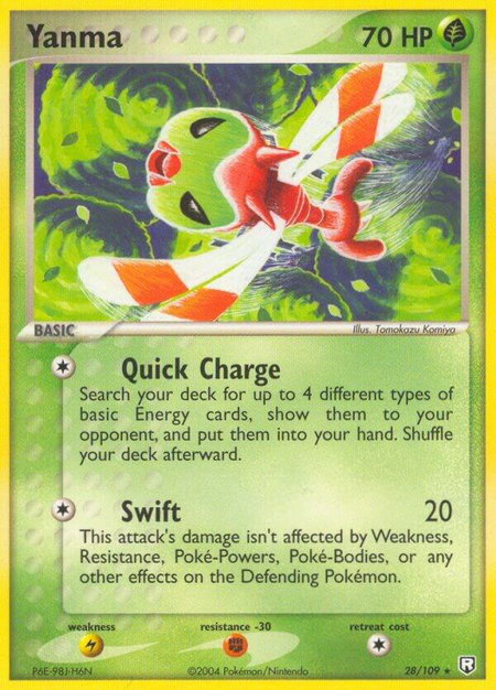 Yanma - Team Rocket Returns Pokémon trading card
