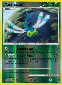 Yanma (Shiny) - Supreme Victors (SV) #SH9 - Holo Rare Pokémon Trading Card
