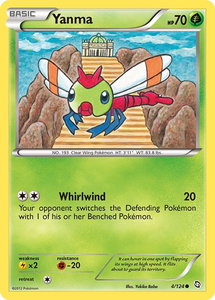 Yanma - Dragons Exalted (DRX) #4/124 - Common Pokémon Trading Card