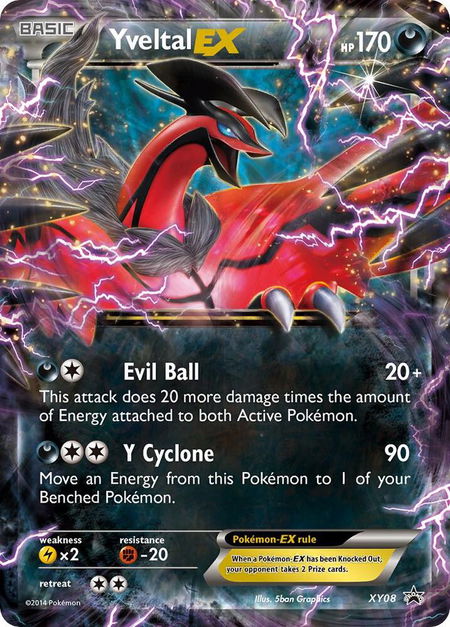 Yveltal EX - XY08 - XY Promos Pokémon trading card