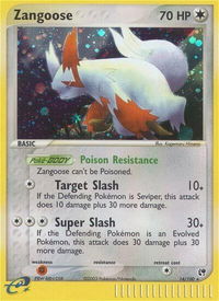 Zangoose - Sandstorm (SS) #14/100 - Holo Rare Pokémon Trading Card