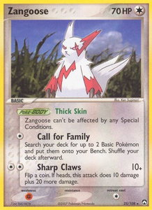 Zangoose - Power Keepers (PK) #25/108 - Rare Pokémon Trading Card