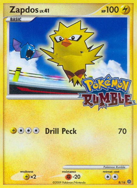 Zapdos - Rumble Pokémon trading card