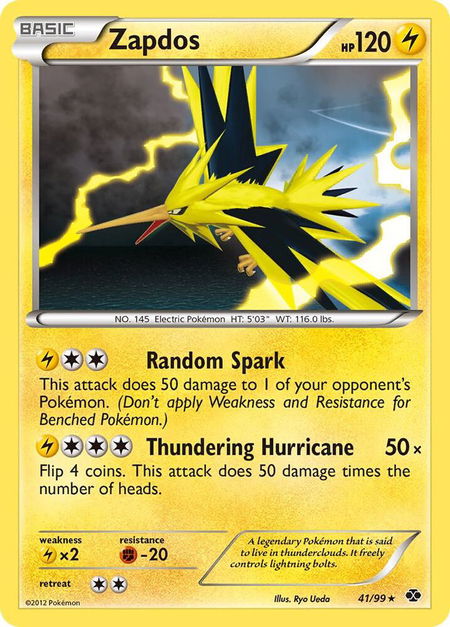 Zapdos - Next Destinies Pokémon trading card