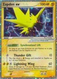 Zapdos ex - 033 (EX Collector's Window Tins) - Nintendo Promos (PR) #033 - Rare Pokémon Trading Card