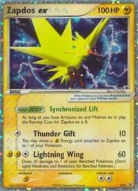 Zapdos ex - 033 (EX Collector's Window Tins) trading card from Nintendo Promos Zapdos ex - 033 (EX Collector's Window Tins) - Nintendo Promos Pokémon trading card