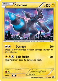 Zekrom - Legendary Treasures (LTR) #51/113 - Holo Rare Pokémon Trading Card