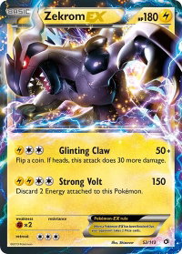 Zekrom EX - Legendary Treasures (LTR) #52/113 - Ultra Rare Pokémon Trading Card
