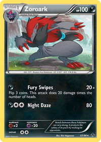 Zoroark - Emerging Powers (EPO) #67/98 - Holo Rare Pokémon Trading Card