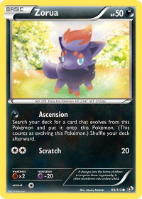 Zorua - Legendary Treasures (LTR) #89/113 - Common Pokémon Trading Card