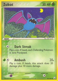 Zubat - Team Rocket Returns (RR) #82/109 - Common Pokémon Trading Card