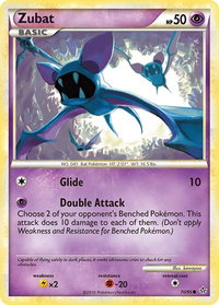 Zubat - Unleashed (UL) #70/95 - Common Pokémon Trading Card