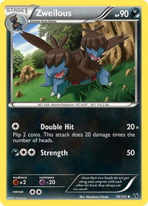 Zweilous - Noble Victories (NVI) #78/101 - Uncommon Pokémon Trading Card
