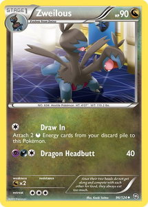 Zweilous (96) - Dragons Exalted (DRX) #96/124 - Uncommon Pokémon Trading Card