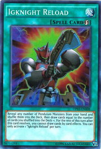 Igknight Reload - OTS Tournament Pack 3 (OP03) #OP03-EN008 - Super Rare YuGiOh Trading Card