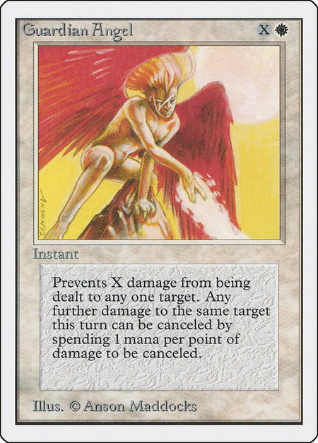 Guardian Angel - Unlimited Edition Magic: The Gathering trading card