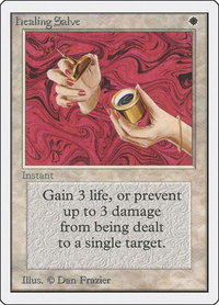 Healing Salve - Unlimited Edition (2ED) #23 - Common Magic: The Gathering Trading Card