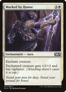 Marked by Honor - Magic 2015 (M15) (M15) #17 - Common Magic: The Gathering Trading Card