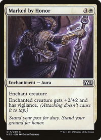 Marked by Honor - Magic 2015 (M15) (M15) #17 - Common Magic: The Gathering Trading Card