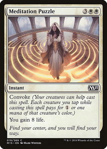 Meditation Puzzle - Magic 2015 (M15) (M15) #19 - Common Magic: The Gathering Trading Card