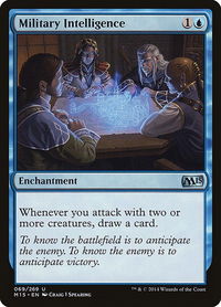 Military Intelligence - Magic 2015 (M15) (M15) #69 - Uncommon Magic: The Gathering Trading Card