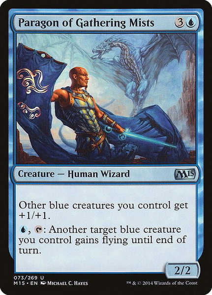Paragon of Gathering Mists trading card from Magic 2015 (M15) Paragon of Gathering Mists - Magic 2015 (M15) Magic: The Gathering trading card