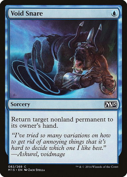 Void Snare trading card from Magic 2015 (M15) Void Snare - Magic 2015 (M15) Magic: The Gathering trading card