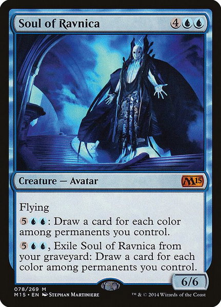 Soul of Ravnica trading card from Magic 2015 (M15) Soul of Ravnica - Magic 2015 (M15) Magic: The Gathering trading card