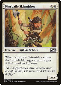 Kinsbaile Skirmisher - Magic 2015 (M15) (M15) #16 - Common Magic: The Gathering Trading Card