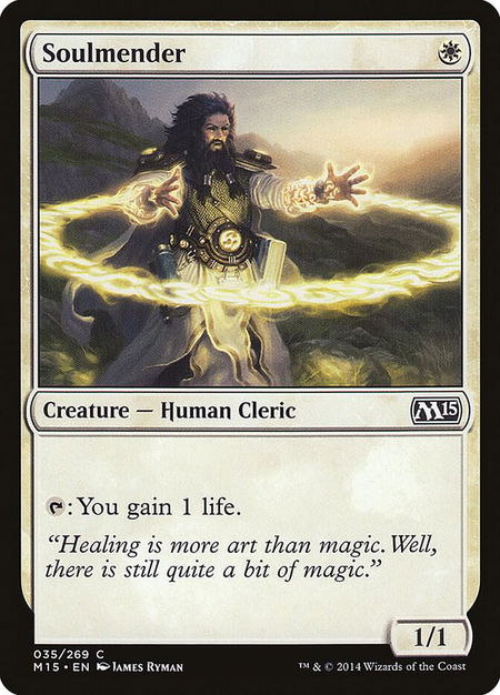 Soulmender - Magic 2015 (M15) Magic: The Gathering trading card