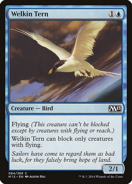 Welkin Tern trading card from Magic 2015 (M15) Welkin Tern - Magic 2015 (M15) Magic: The Gathering trading card