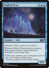 Wall of Frost - Magic 2015 (M15) (M15) #83 - Uncommon Magic: The Gathering Trading Card