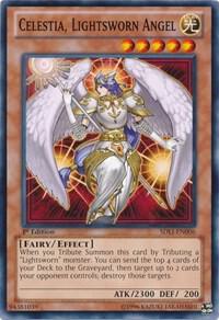 Celestia, Lightsworn Angel trading card from Structure Deck: Realm of Light Celestia, Lightsworn Angel - Structure Deck: Realm of Light YuGiOh trading card