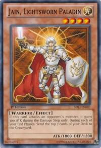 Jain, Lightsworn Paladin trading card from Structure Deck: Realm of Light Jain, Lightsworn Paladin - Structure Deck: Realm of Light YuGiOh trading card